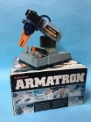 A boxed Radio Shack 'Armatron'