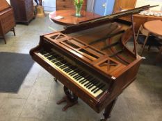 An early Collard and Collard mahogany square grand piano, numbered 2603, circa 1810, 202cm length,
