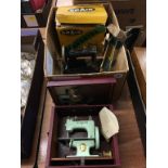 A child's Singer sewing machine and two others (3)