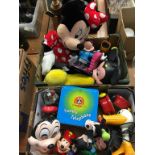 Two boxes of Disney toys