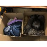 A quantity of furs, in two boxes