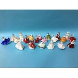 Twenty one small Royal Doulton figures (21)