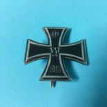 An iron cross dated 1914