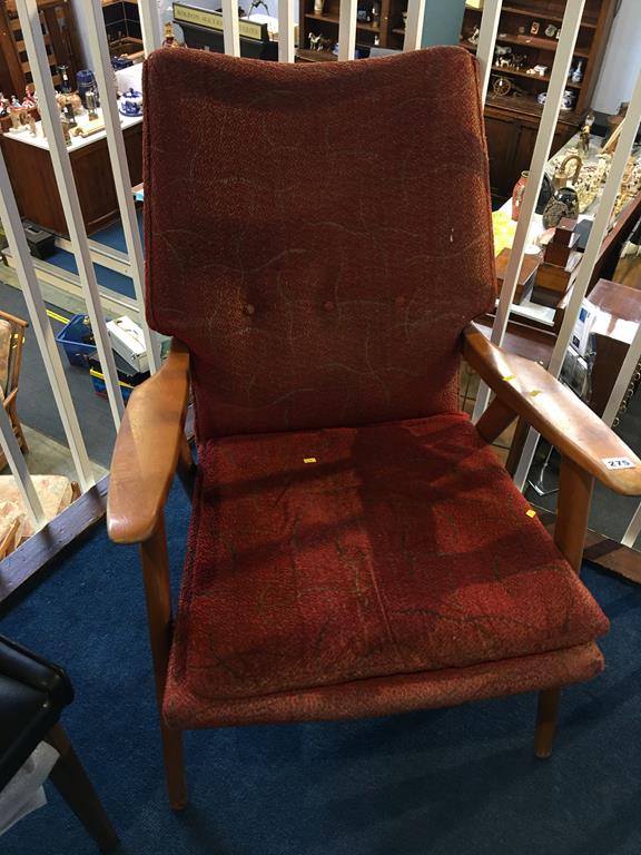 A 1960's armchair