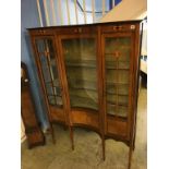 An Edwardian mahogany china cabinet