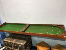 Mahogany bar billiards