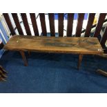 A Reynolds of Ludlow plank top occasional table