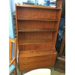 A teak bookcase by Borge Morgensen