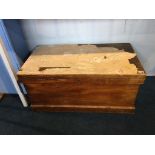 A mahogany chest