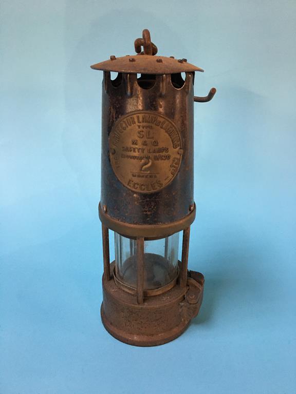 An Eccles miner lamp