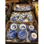 Three trays of Ringtons china