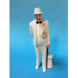 A Royal Doulton figure of Winston Churchill