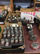 A large collection of 'English Miniatures' military figures