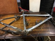 A Kinesis Racelight bike frame