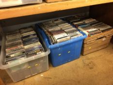 A large quantity of CDs