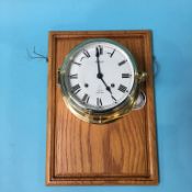 A modern Hermle ship's clock