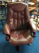 A Stressless style arm chair