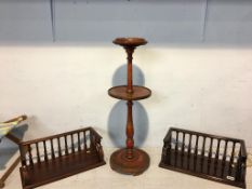 Two bookstands and a chinoiserie smokers stand