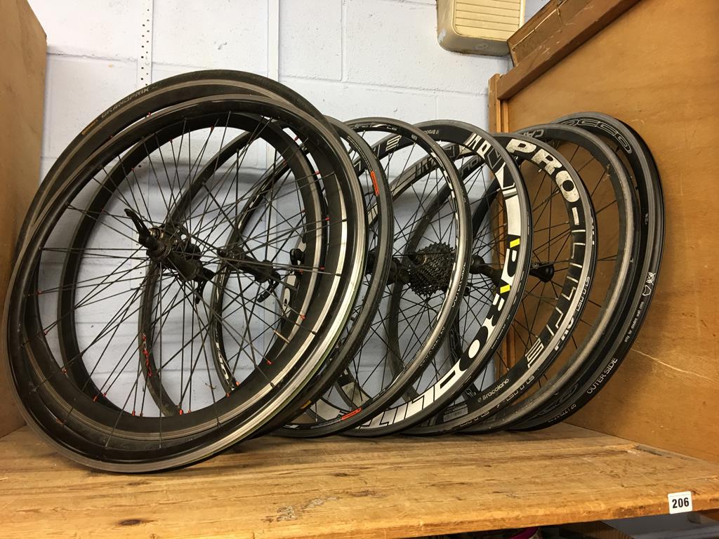A quantity of Racing cycle wheels, including Campagnolo etc. - Image 3 of 3