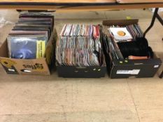 Three boxes of records