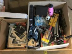 A box of assorted and a quantity of Cliff Richard memorabilia