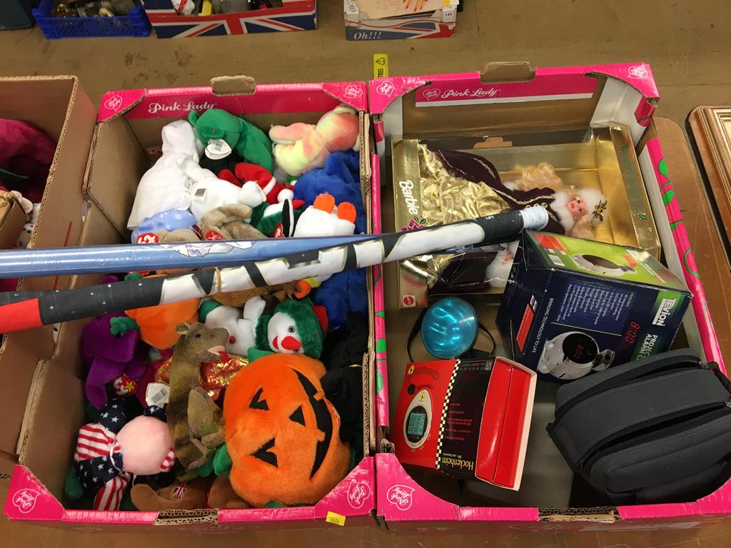 Four boxes, to include Beanie Babies etc. - Image 2 of 3