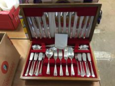 A canteen of cutlery