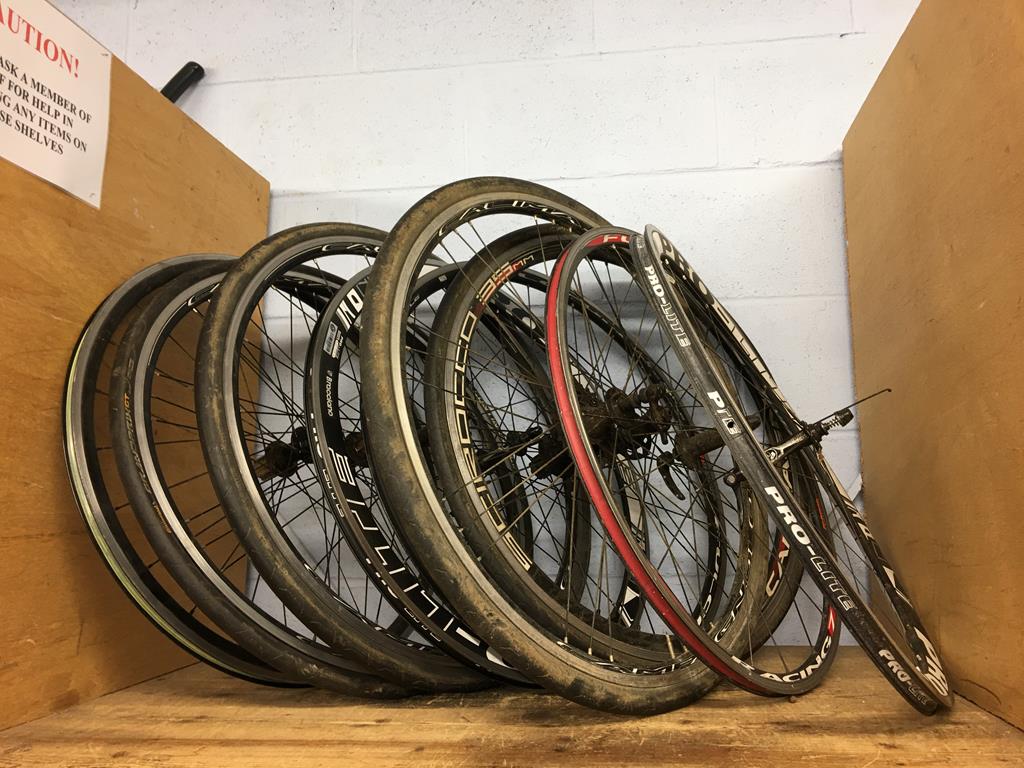 A quantity of Racing cycle wheels, including Campagnolo etc. - Image 2 of 3