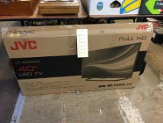 A JVC 40" TV