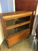 A 'Witton' sectional mahogany bookcase