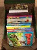 Various annuals, to include Dandy and Beano etc.