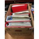 Four folders of assorted nautical ephemera, to include bills, letters, correspondence, books and