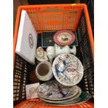 Assorted china, to include Royal Crown Derby, Poole and Minton