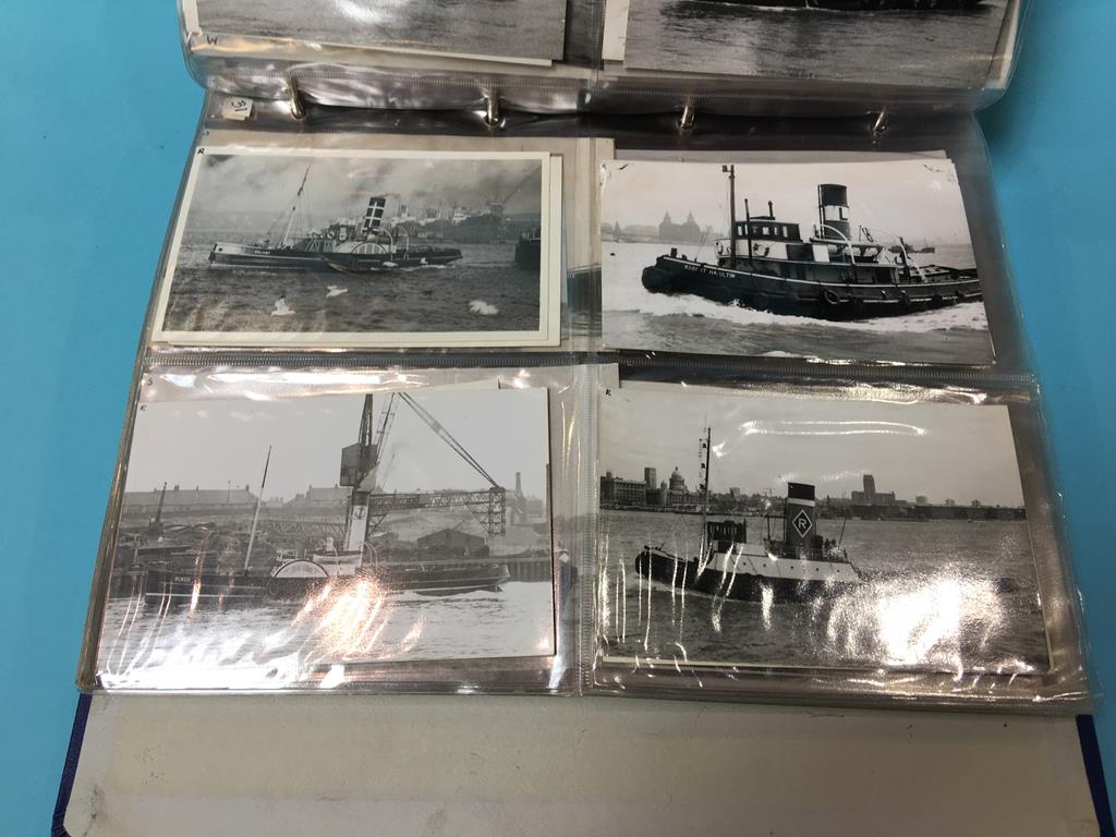 A folder containing a collection of photographs of local tugs, to include the 'Eppleton Hall' etc. - Image 7 of 8