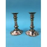 A pair of Royal Crown Derby Imari candlesticks, numbered 2651, printed marks, 15cm high