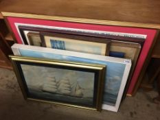 A collection of nautical prints