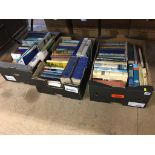 Three boxes of books, ships and shipping related material