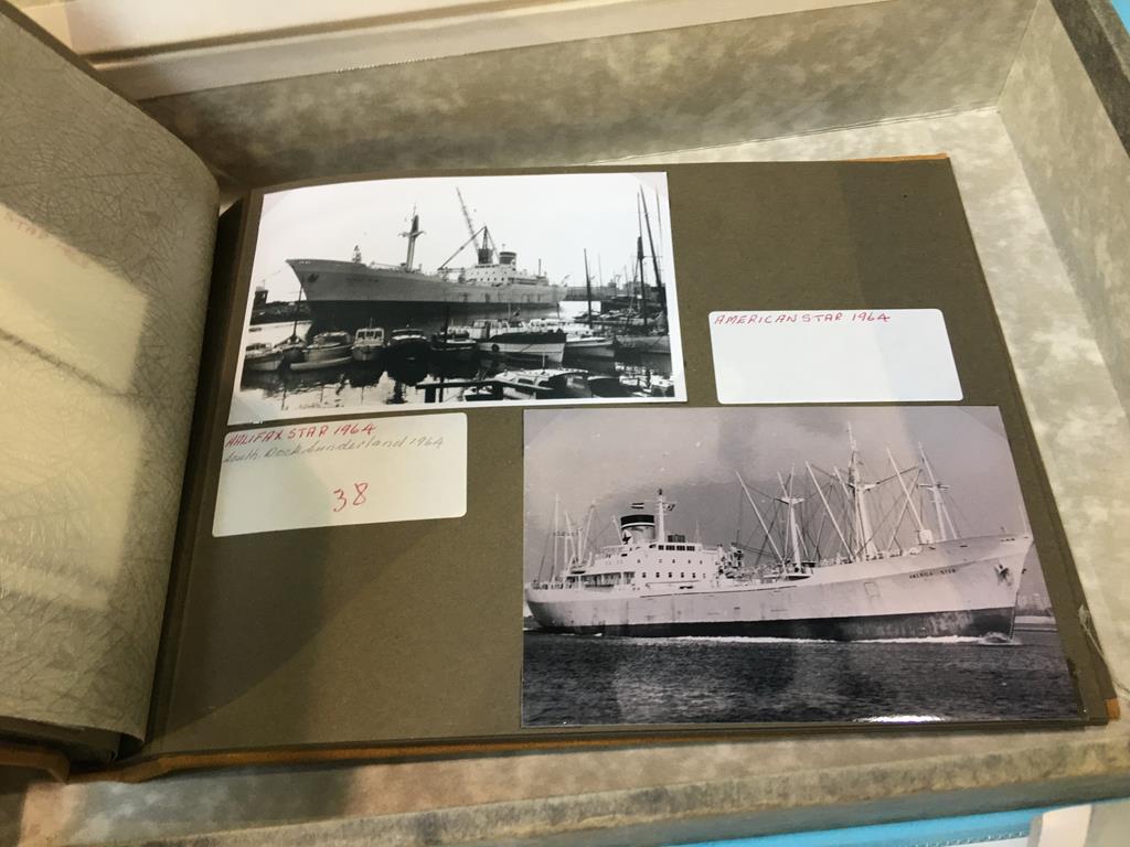 A box containing assorted Blue Star Line ephemera, to include letters, postcards and photographs - Image 11 of 13