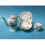 A Bell china 'Meadowside' tea service