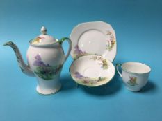 A Bell china 'Meadowside' tea service