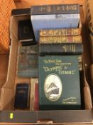 A collection of nautical books, to include 'The Shipbuilder Olympic and Titanic Souvenir Number'