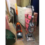 Two Vax upright vacuums