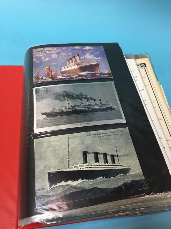 A collection of Cunard Line ephemera, postcards and photos - Image 3 of 14