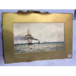William Thomas Nichols Boyce (1857 - 1911), watercolour, signed, dated 1907, 'Sailing vessel and