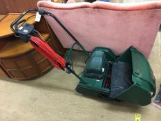 Electric cylinder lawnmower