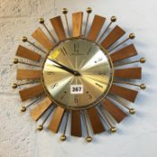 A Seth Thomas wall clock