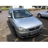 A silver Vauxhall Corsa, first registered 2004, petrol (spares and repairs)