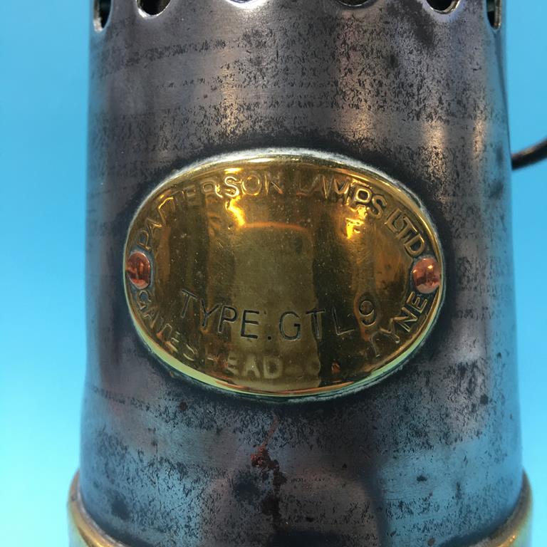 A Patterson type GTL9 Miners lamp - Image 2 of 2