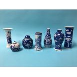 A quantity of Chinese and Oriental blue and white porcelain (7)