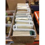 Eleven folders of shipping related correspondence